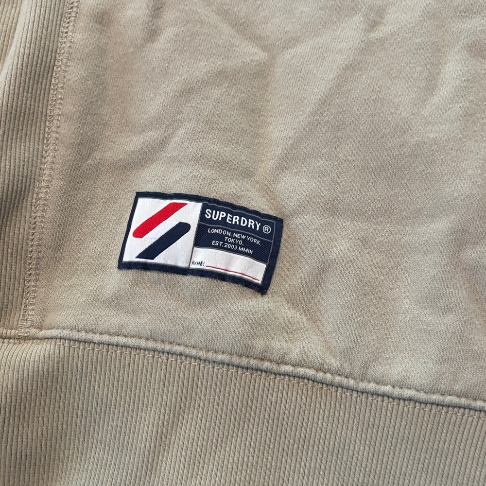 Superdry Men's Tan Crewneck Sweater - Picture 3 of 5